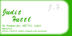 judit huttl business card